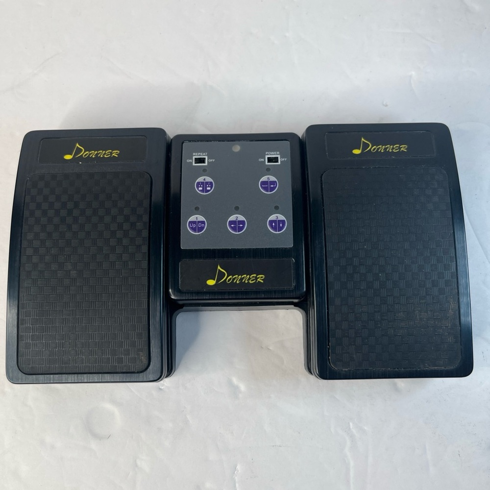 Donner Wireless Bluetooth Page Turner Pedal for iPad Tablets Phone Rechargeable
